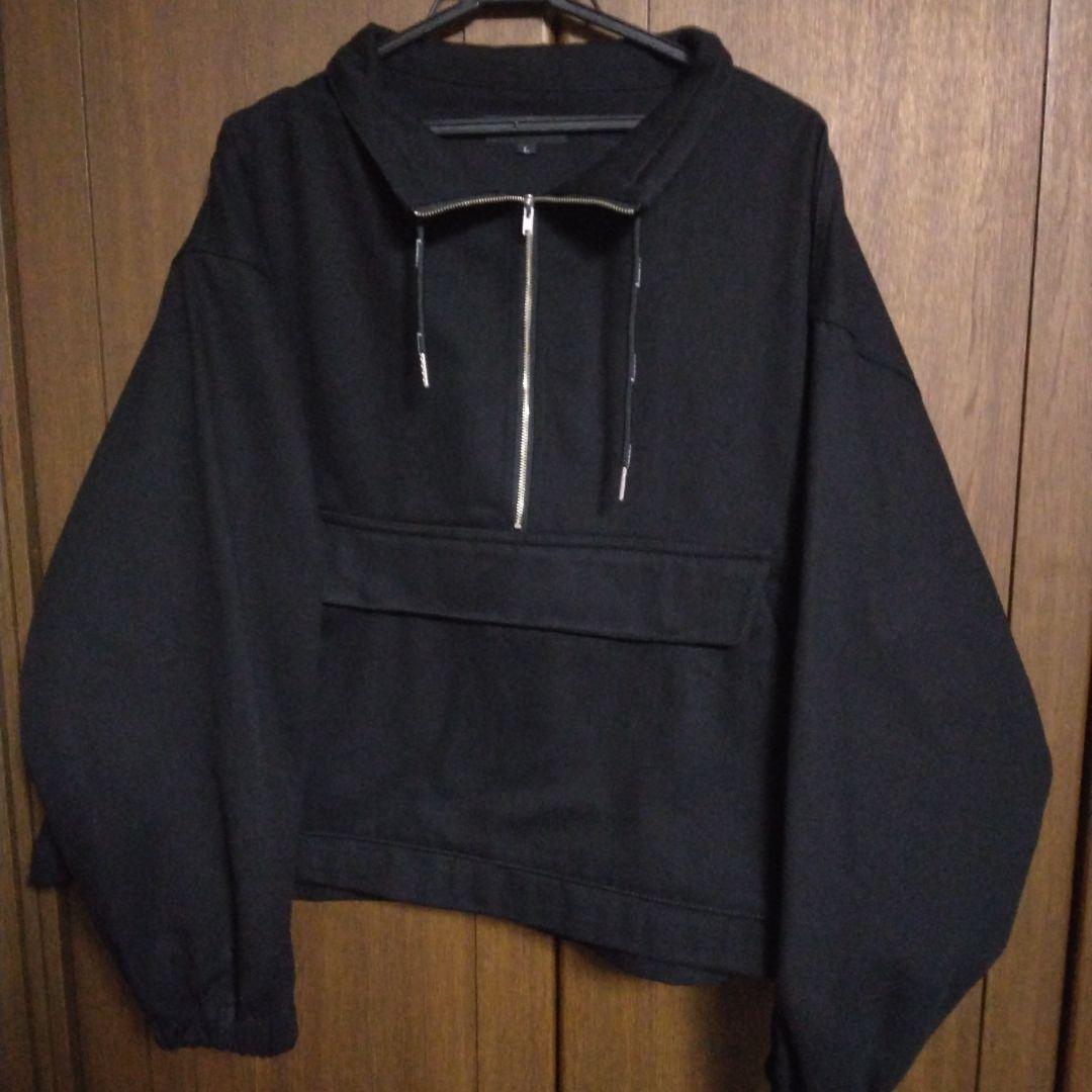 Eve harapeco ハーフジップジャケット　ブラック