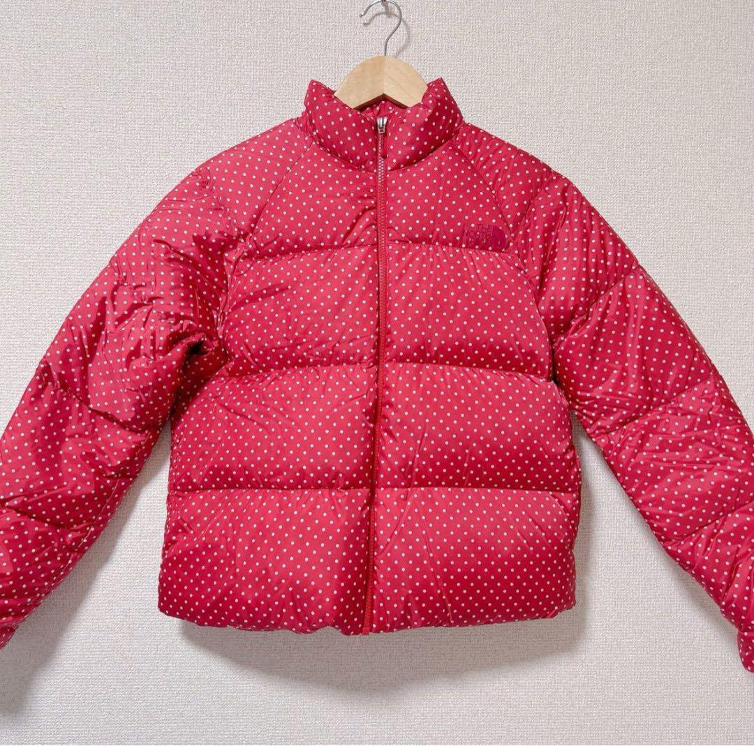 ノースフェイス 水玉ドットダウン M - メルカリ