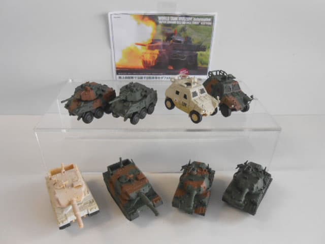 ♯Kyi17Go カプセルQ ワールド タンク 陸上 自衛隊編 全8種