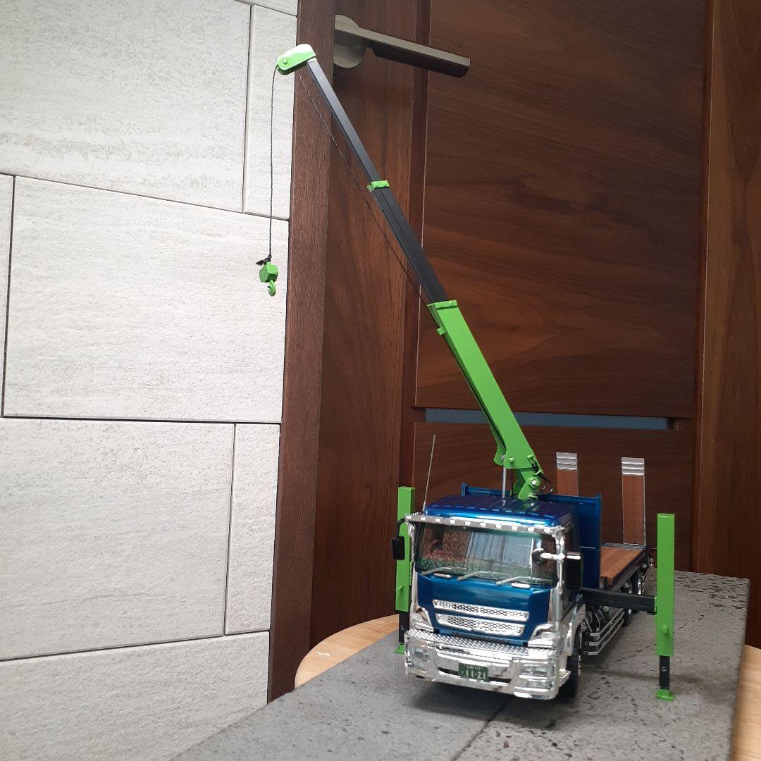 専用 デコトラプラモデル ユニック付き回送車 - メルカリ