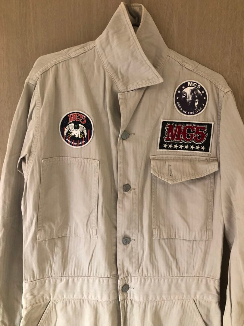 【希少】ヒステリックグラマー つなぎ オーバーオール MC5 ワッペン　レア物
