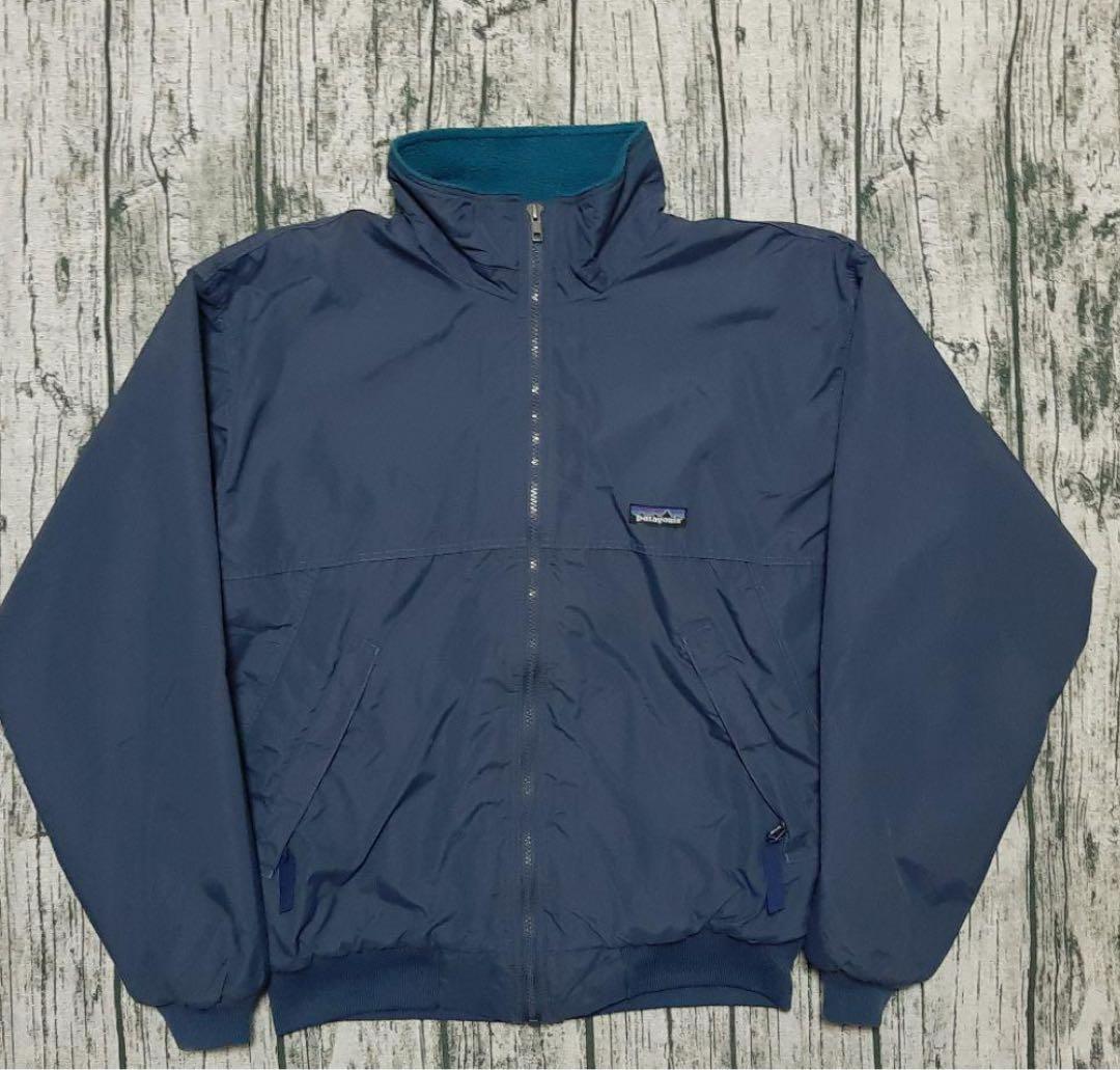 雪なし USA製 patagonia シェルドシンチラ ネイビー フリース - メルカリ