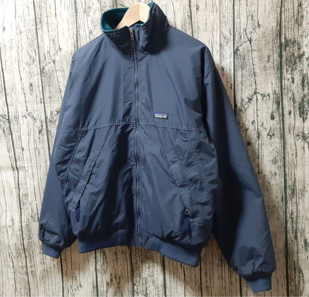 雪なし USA製 patagonia シェルドシンチラ ネイビー フリース - メルカリ