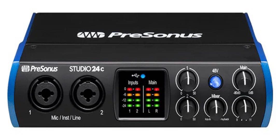 PreSonus STUDIO 24C オーディオインターフェイス