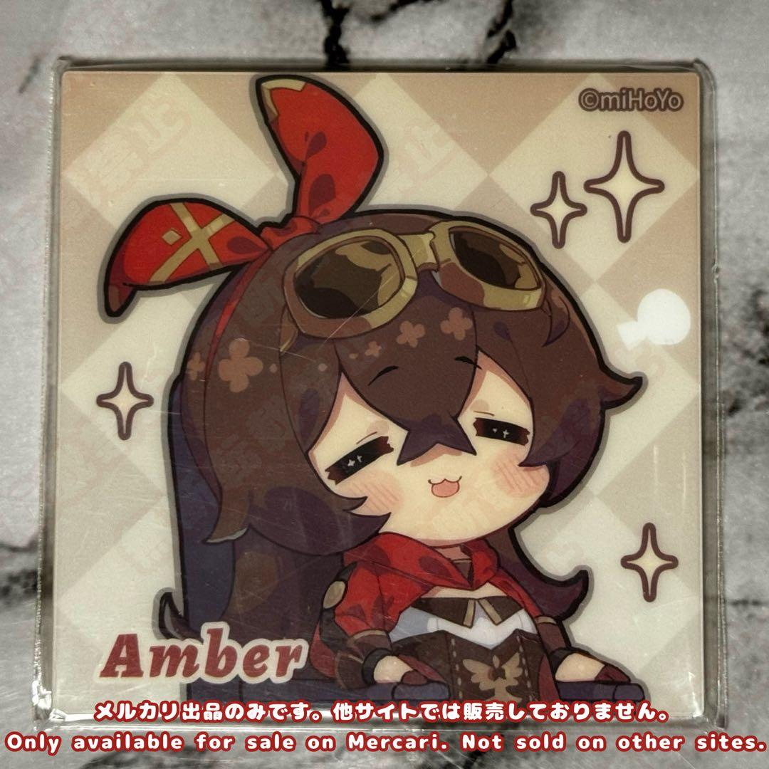 【激レア】 原神 アンバー アクリルステッカー 非売品