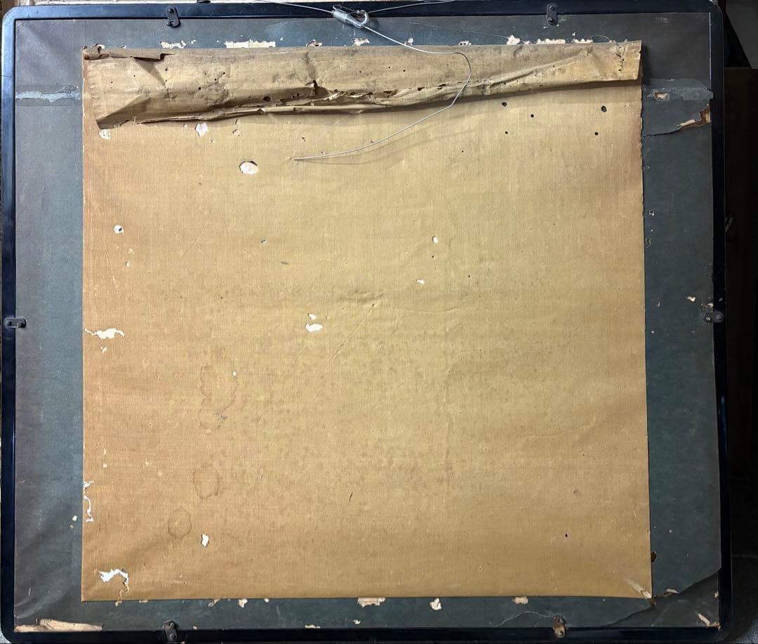 松井桜塘 日本画 絵画 人物画 美人画 額装 - メルカリ