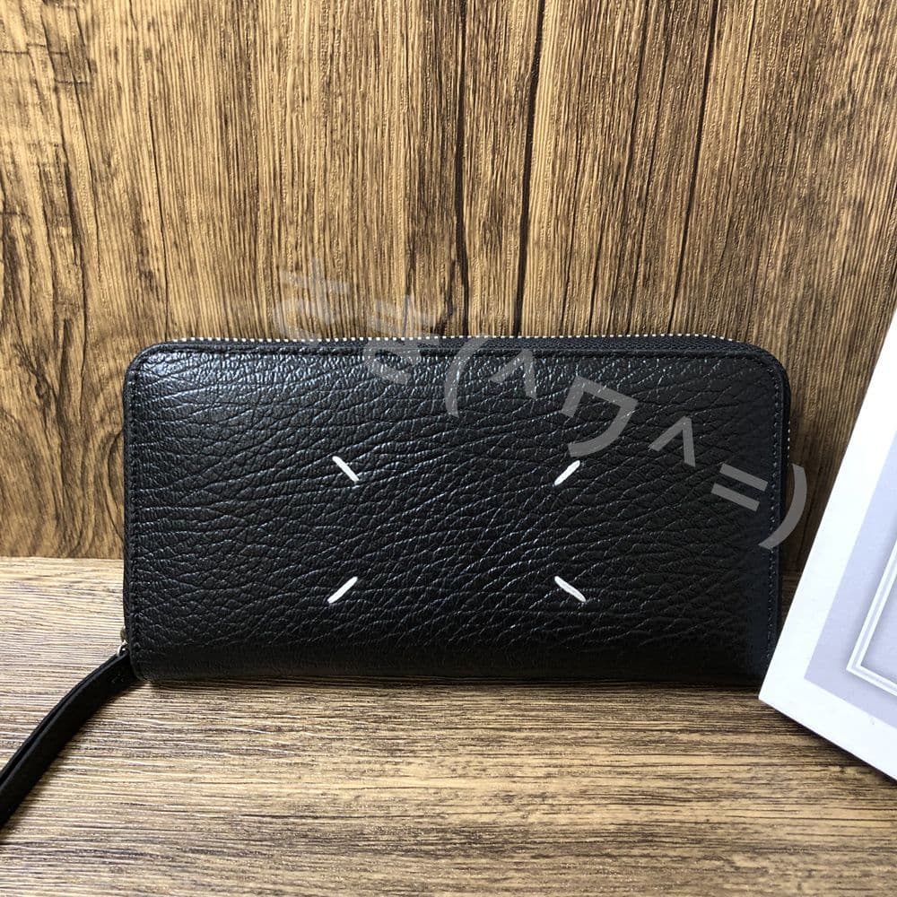 メゾンマルジェラ Maison Margiela ジッパー財布 ブラック