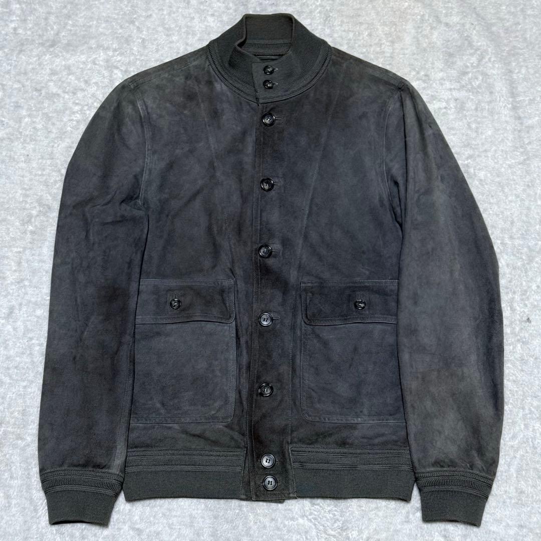 VALSTARINO別注Brilla ゴートスウェードドライビングジャケット