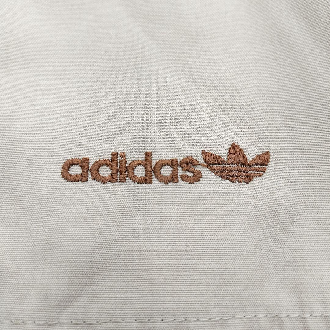 アディダス 70s ハリントンジャケット M ベージュ フルジップ