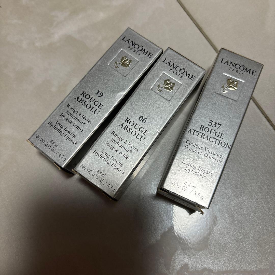 ランコム　LANCOME リップ　口紅　3種セット　　19 06 337
