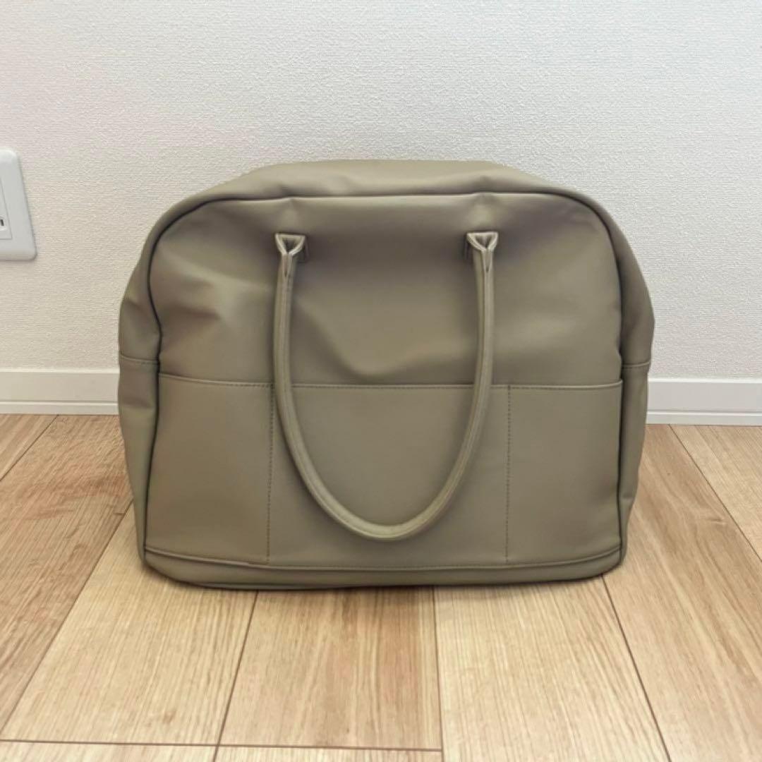 Aww ボストンバック　ベージュ yŪバンブーレザー】プレミアムウィークエンドボストンバッグ (30L) – Aww