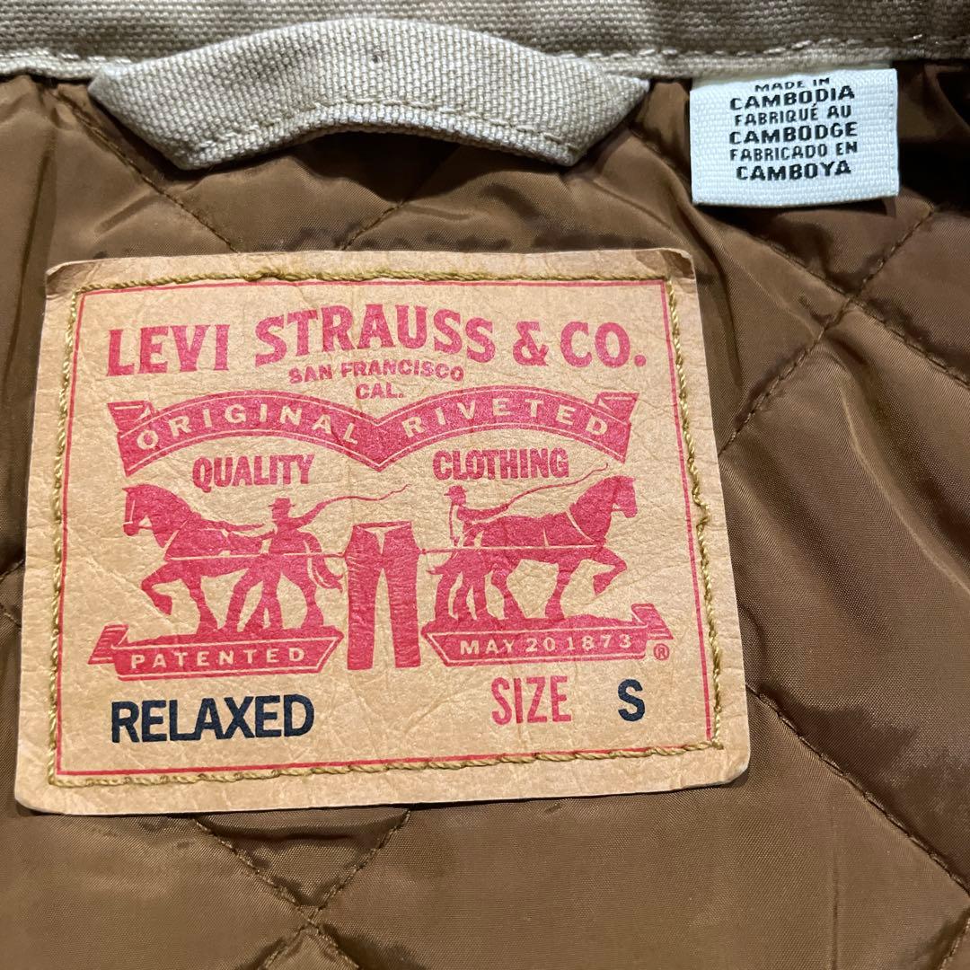 Levi's 短丈 サンタフェジャケット ダックジャケット S 中綿ジャケット
