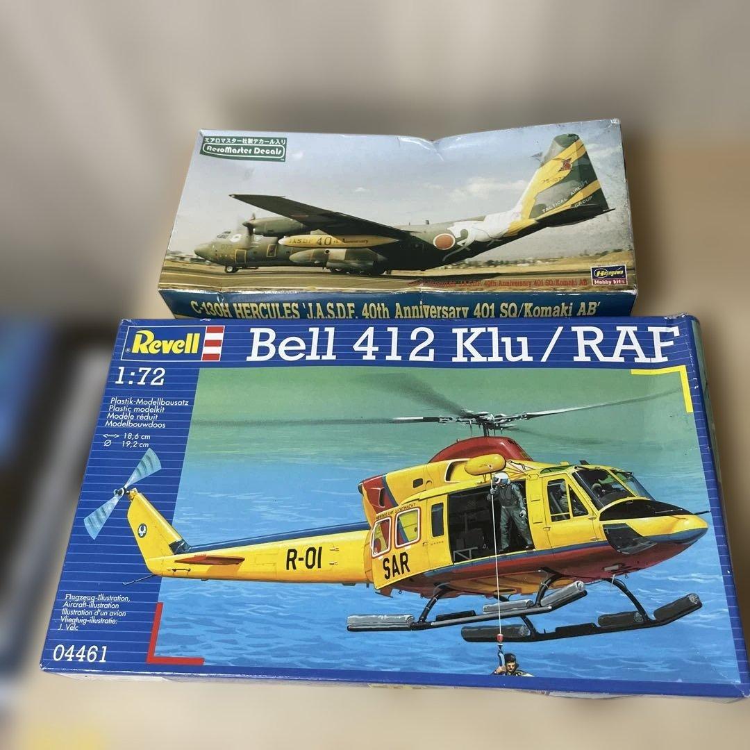 NATO軍用航空史 RAFベル412未開封+C-130自衛隊40周年2点組490