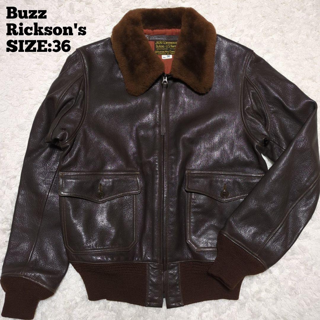 Buzz Rickson's♦G-1 ゴートスキン フライトジャケット 茶 36