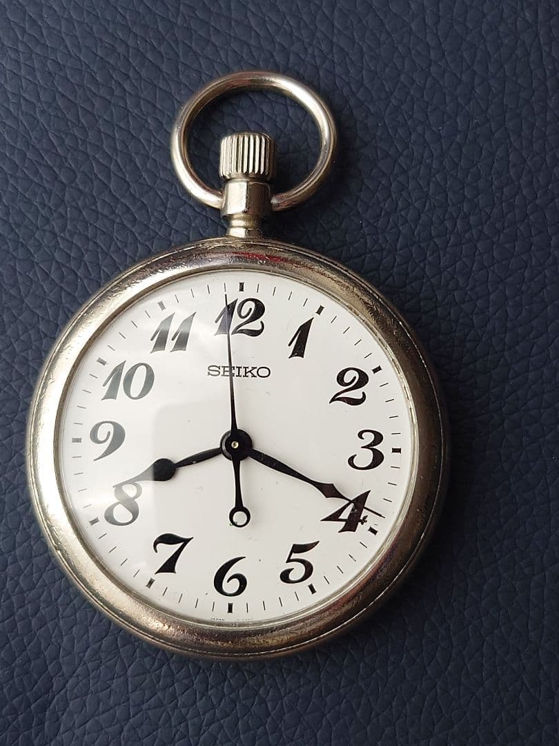 【JR東日本刻印あり・風防交換済】SEIKO セイコー 鉄道時計 懐中時計