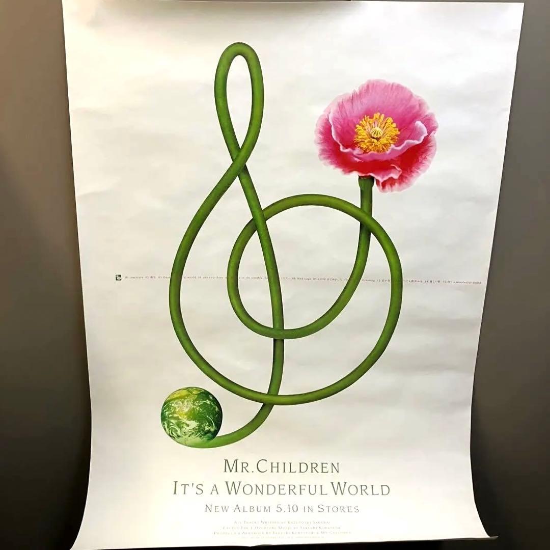 Mr.Children/ IT'S A WONDERFUL WORLD ポスター