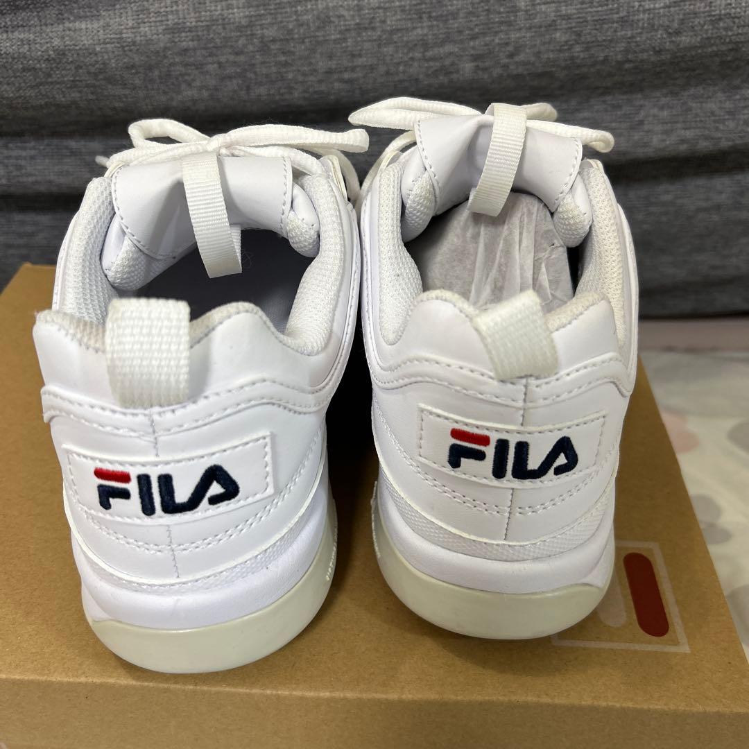 《美品》FILA ゴルフシューズ ロゴスニーカー 24cm レディース