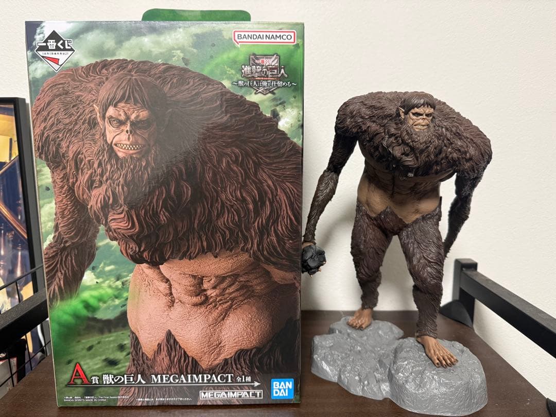 一番くじ 進撃の巨人 ～獣の巨人は俺が仕留める～　A賞　獣の巨人　開封品