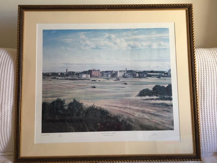 絵　グレエムバクスターの限定複製画