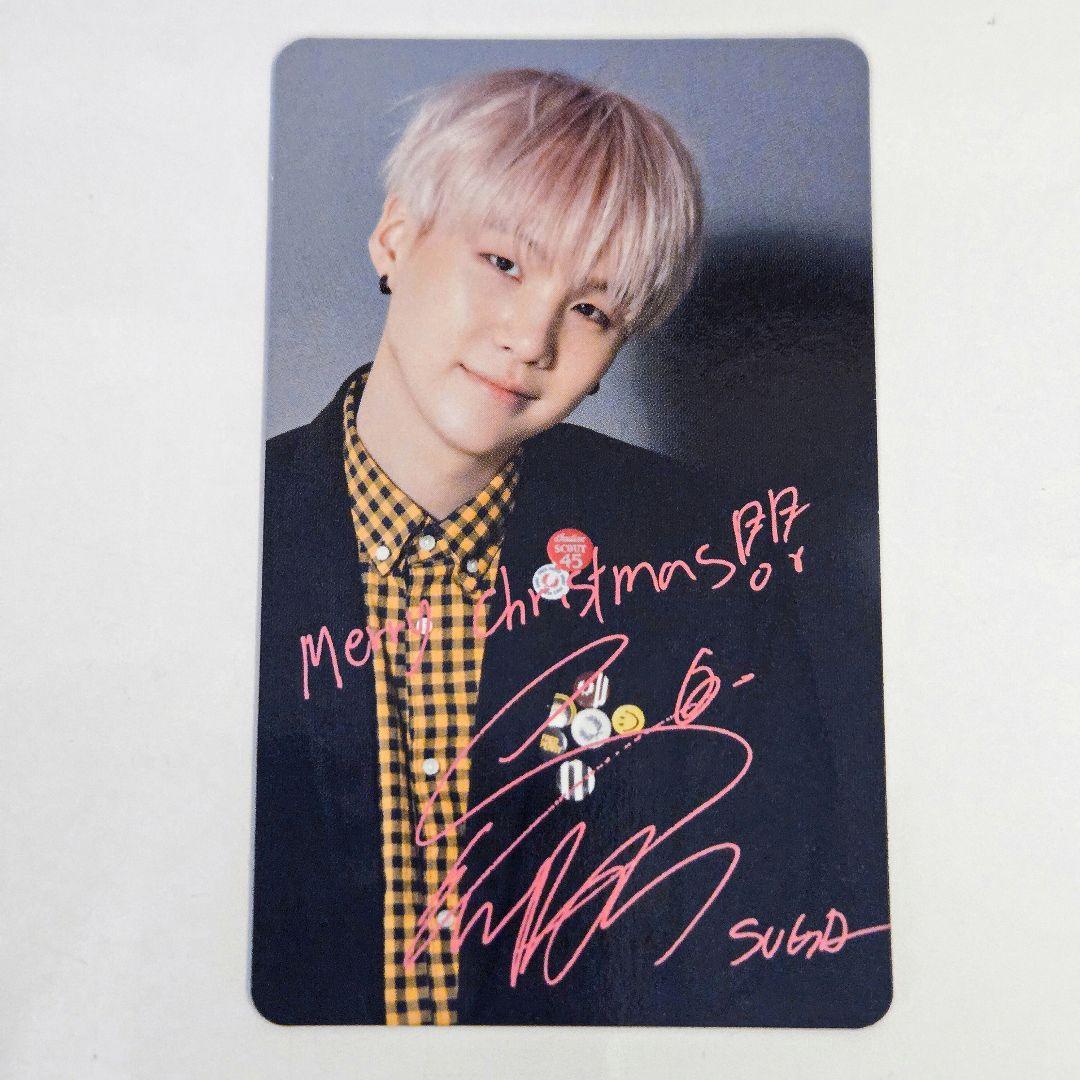 BTS I NEED U ユンギ ポニキャ クリスマス トレカ