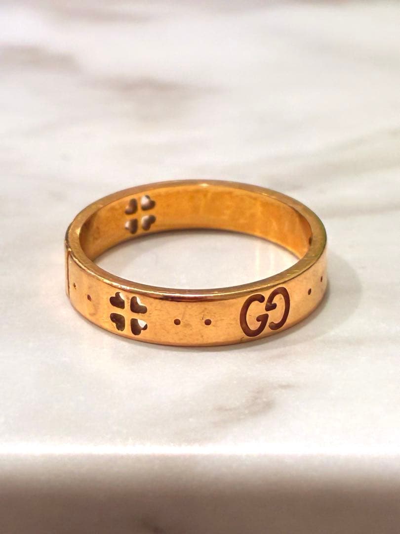 GUCCI アイコンリング ピンクゴールド K18PG 13号 リング 指輪