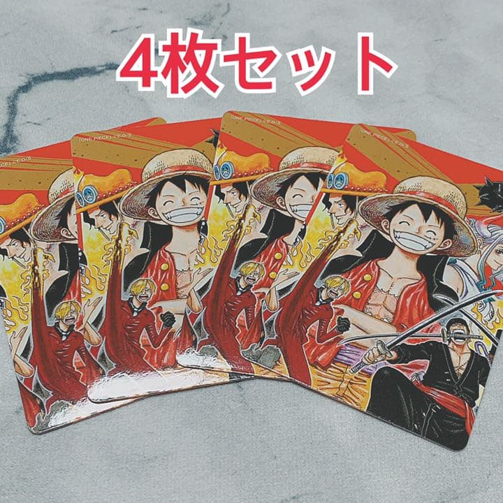 ナツコミ特製ダブルステッカー ONE PIECE×4 - メルカリ