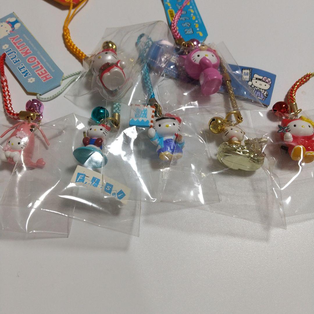 ご当地Hello Kitty キャラクター根付け ストラップ 7個セット