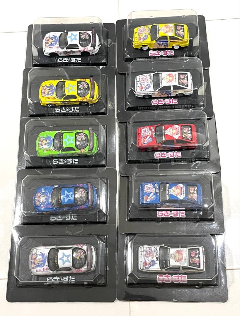 【未使用 箱有】らき⭐︎すた 痛車ミニカー 10種 らきすた アオシマミニカー Amazon | 【5】 アオシマ 1/64 らき☆すた らきすた 痛車ミニカー