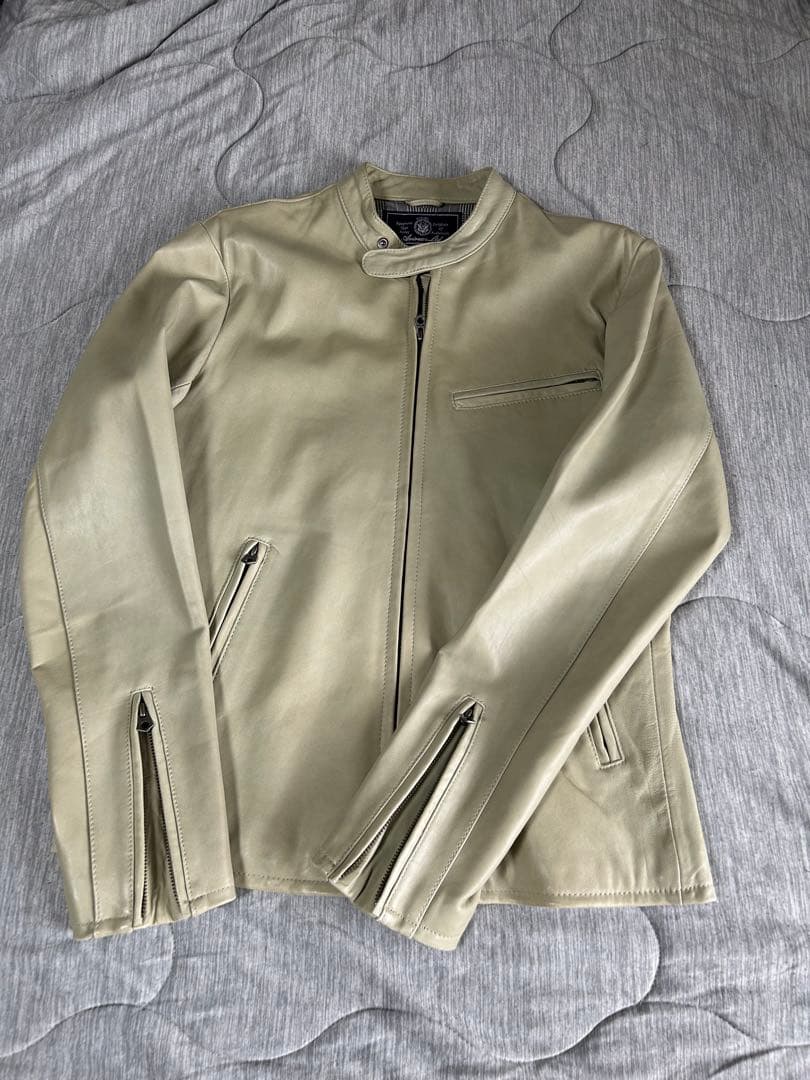 Avirex シングルライダースジャケット L お値下げ‼️