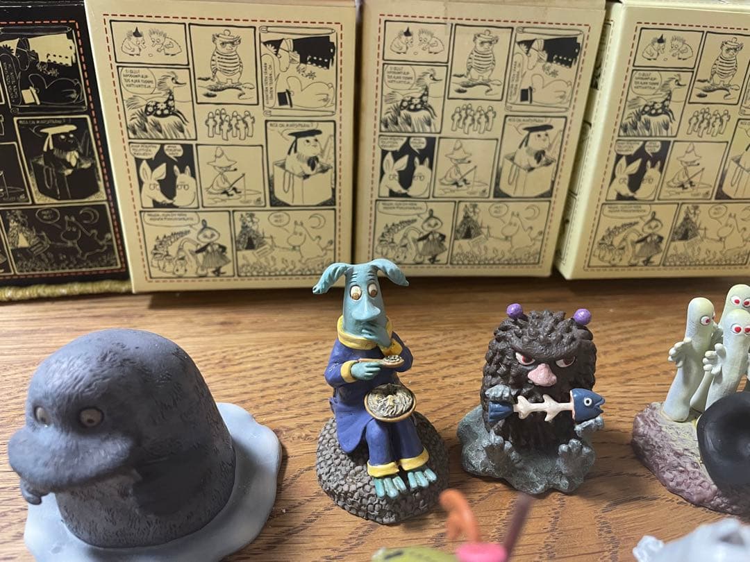 ムーミン原画フィギュア、原画コレクション - メルカリ