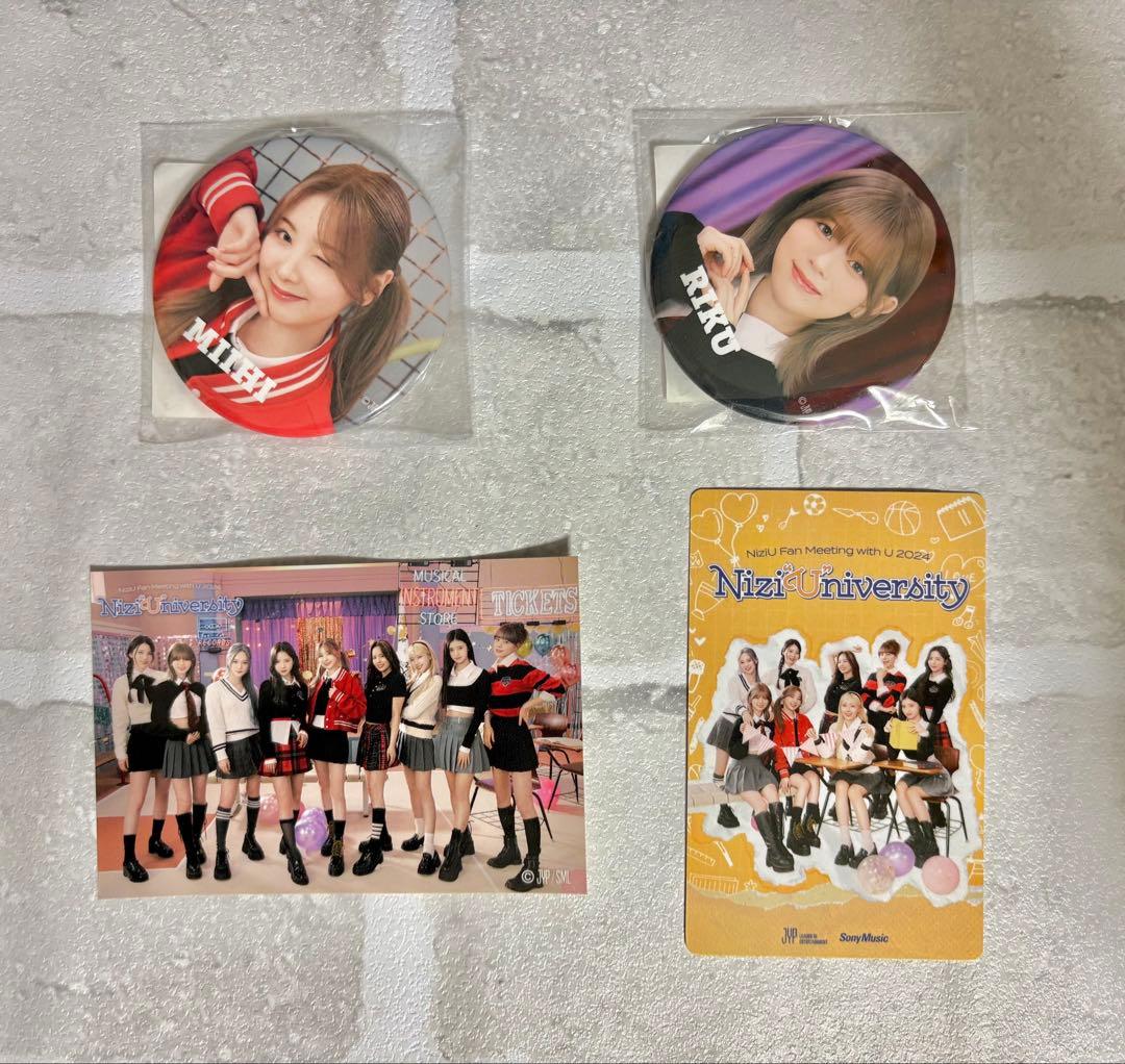 NiziU 缶バッジ2個セット トレカセット NiziU univercity - メルカリ
