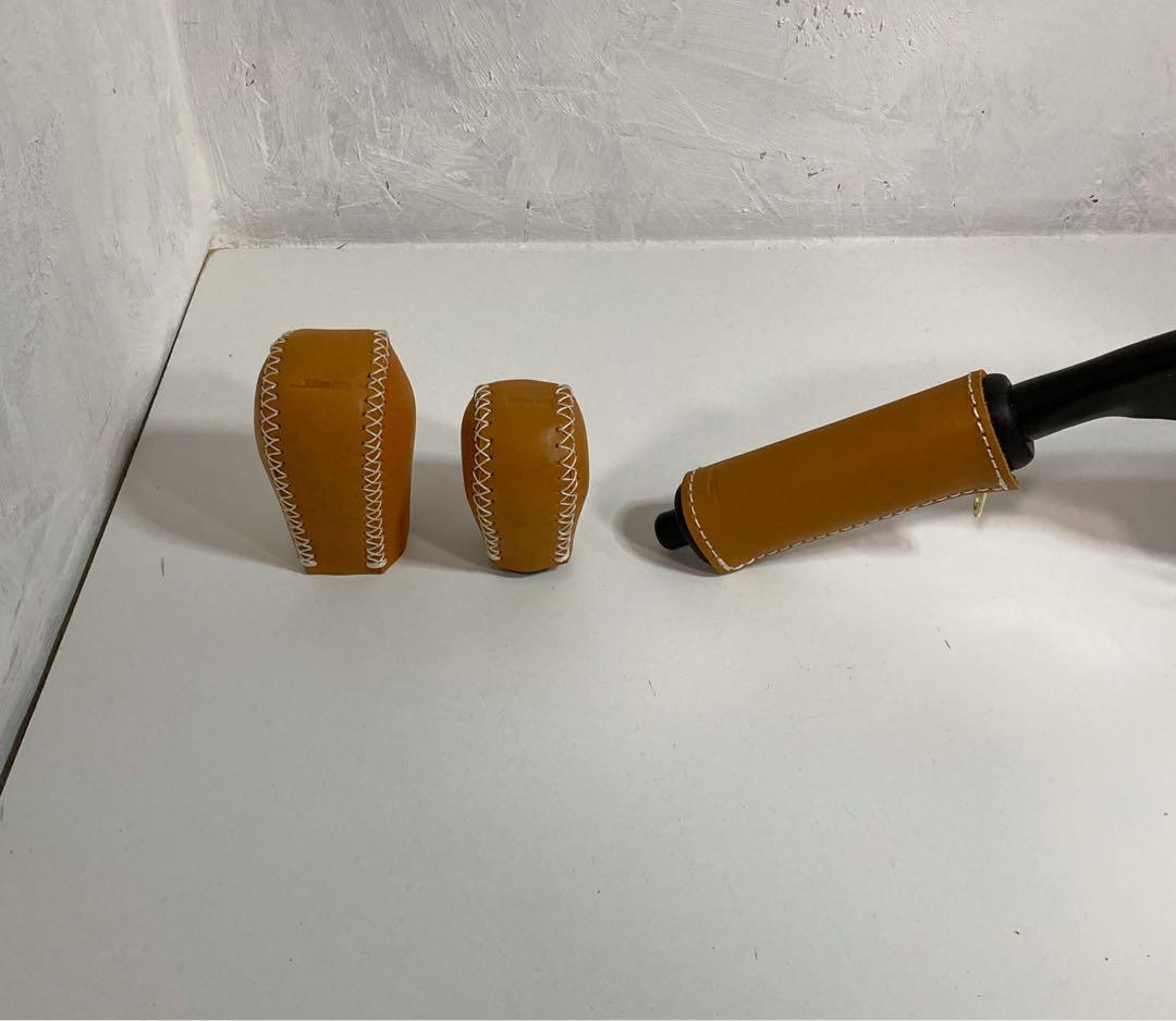 Rirui*◇新型ジムニー3点セット◇キャメル、ステッチ白 1/24 Suzuki Jimny JB64(XL/Chiffon Ivory Metallic) Plastic Model