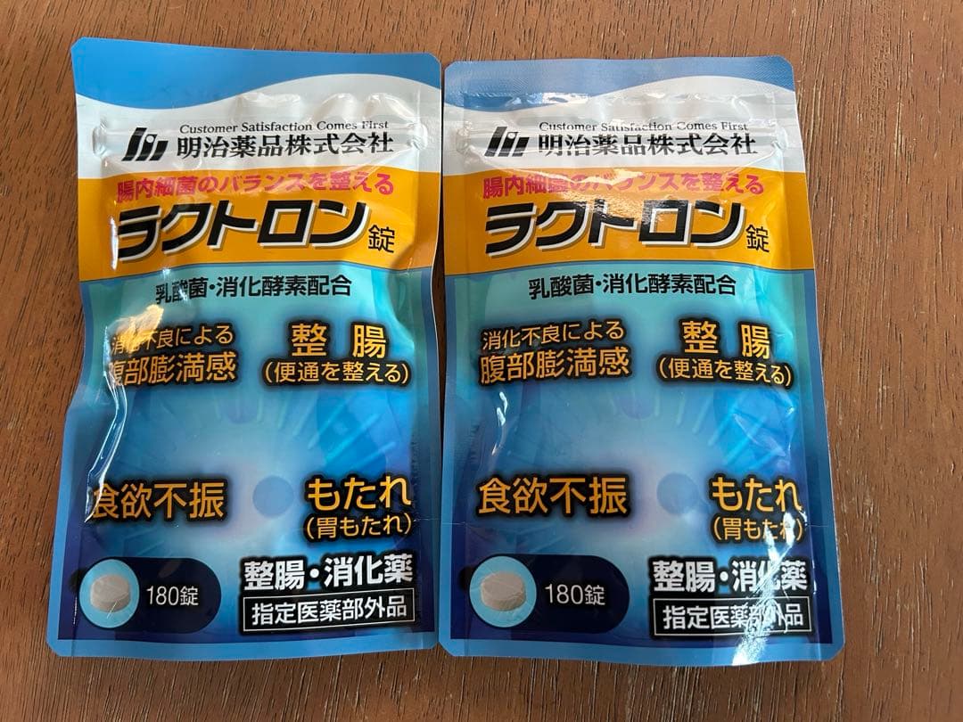 明治薬品 ラクトロン錠 180錠 2袋 - メルカリ