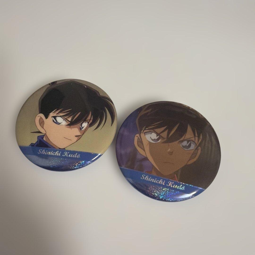 名探偵コナン 工藤新一 缶バッジ - メルカリ