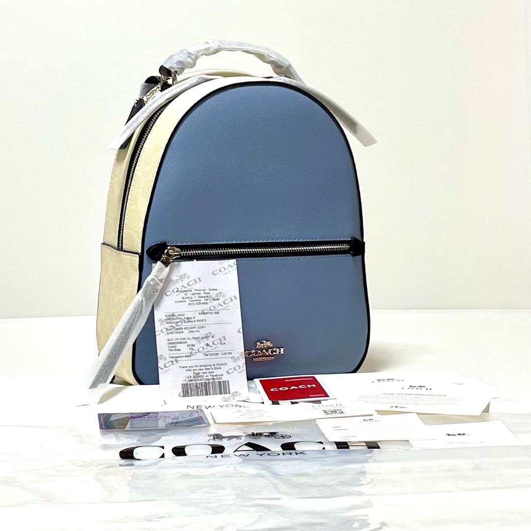 COACH シグネチャー柄 バックパック リュック　レディースC4082 新品