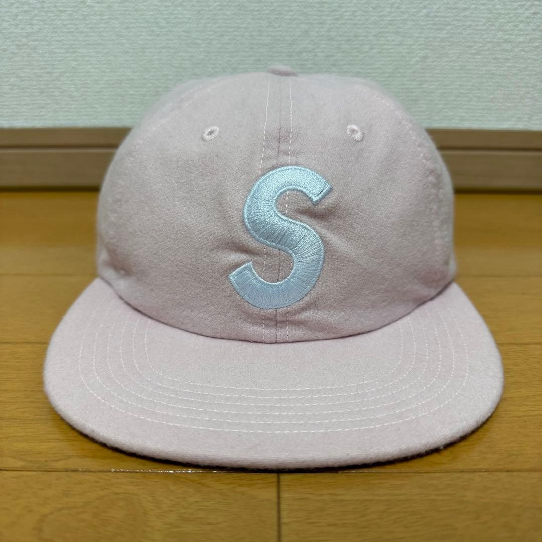Supreme Wool S Logo 6-Panel ピンク 19aw