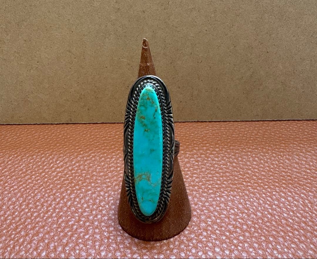 インディアンジュエリー　ナバホ族 ターコイズ　シルバー　リング