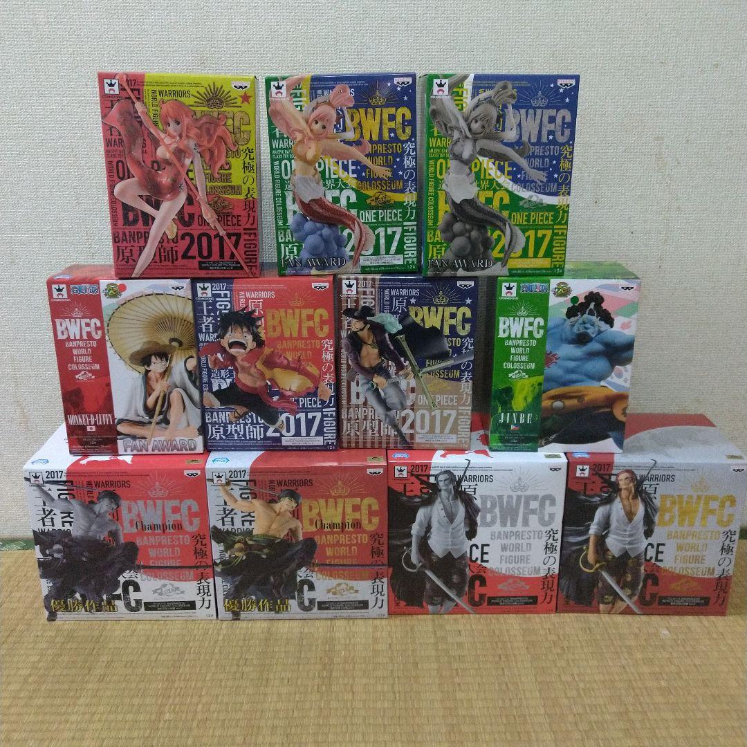 BWFCワンピースフィギュア2017.2018造形王頂上決戦11点未開封ナミゾロ
