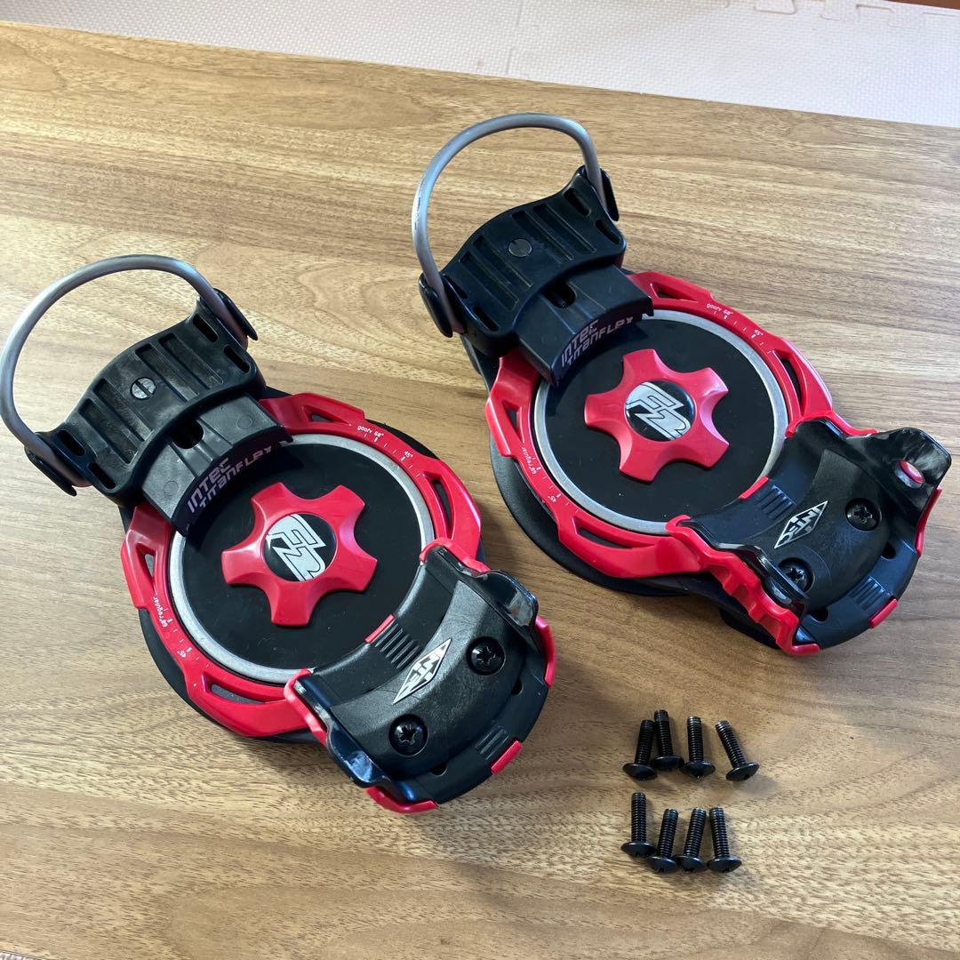 INTEC Titanfly スノーボードビンディング レッド/ブラック