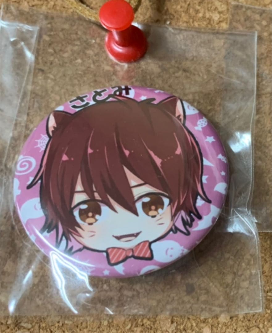 すとぷり学園祭(2016年)缶バッジ さとみくん - メルカリ