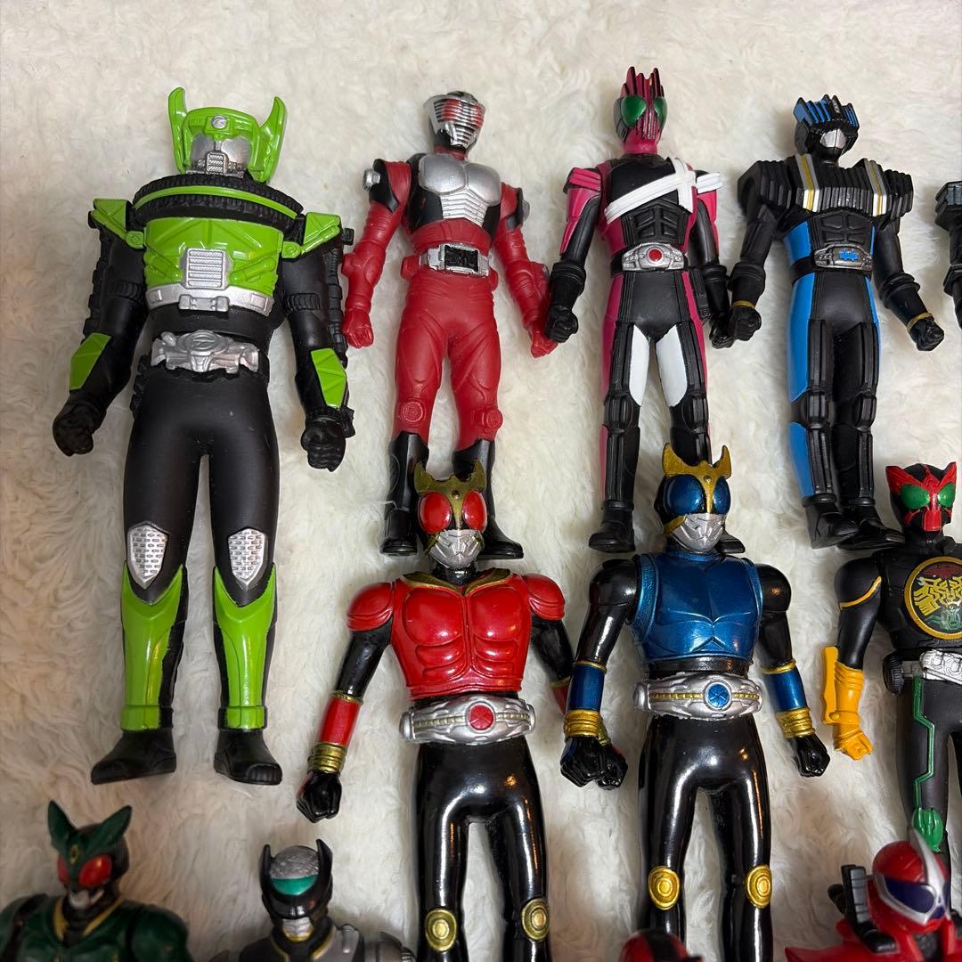 仮面ライダー ソフビフィギュア 18体セット オーズ ディケイド まとめ