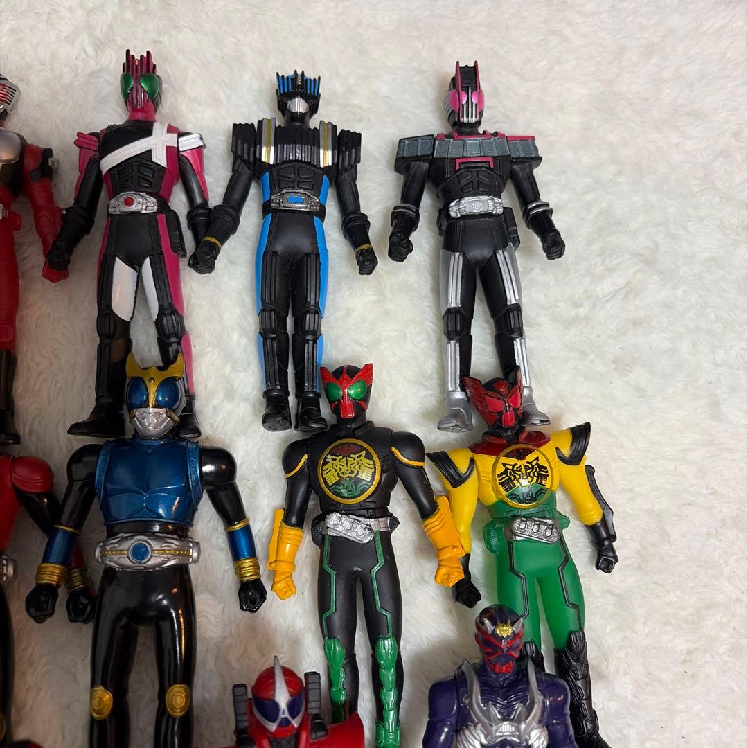 仮面ライダー ソフビフィギュア 18体セット オーズ ディケイド まとめ