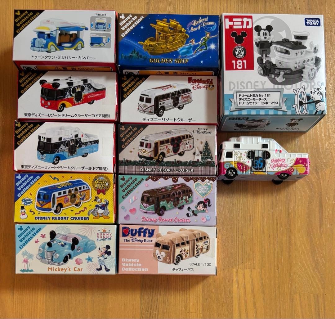 ディズニーリゾート　トミカ　まとめ売り　12点