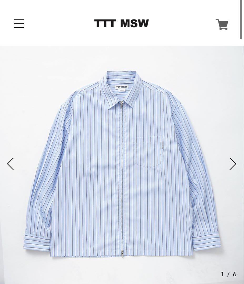 Yossy【新品未使用】TTTMSW 25AW Zip up shirt