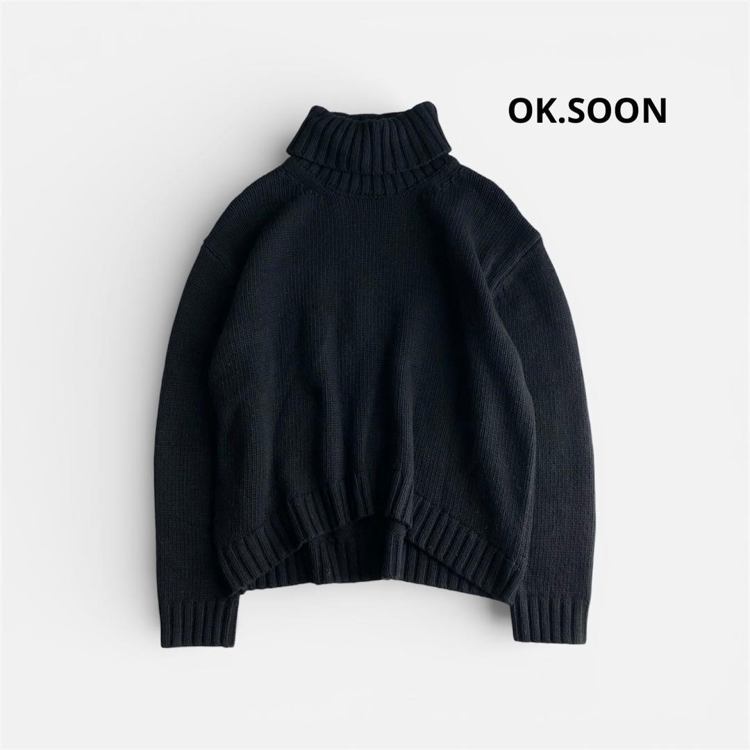 ok.soon pullover turtle knit タートルネックニット