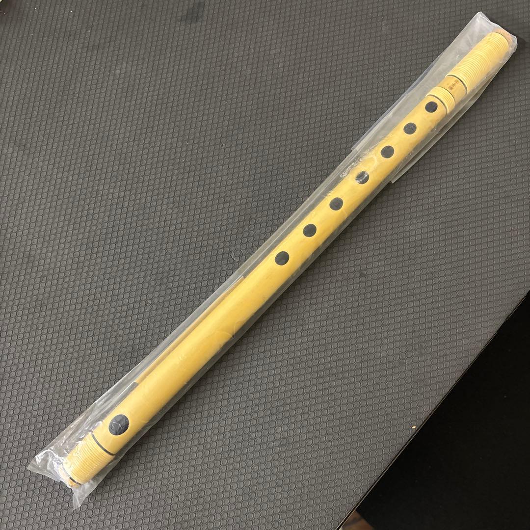 篠笛　紫山獅子田藤両巻(内部黒塗)7穴5本調子