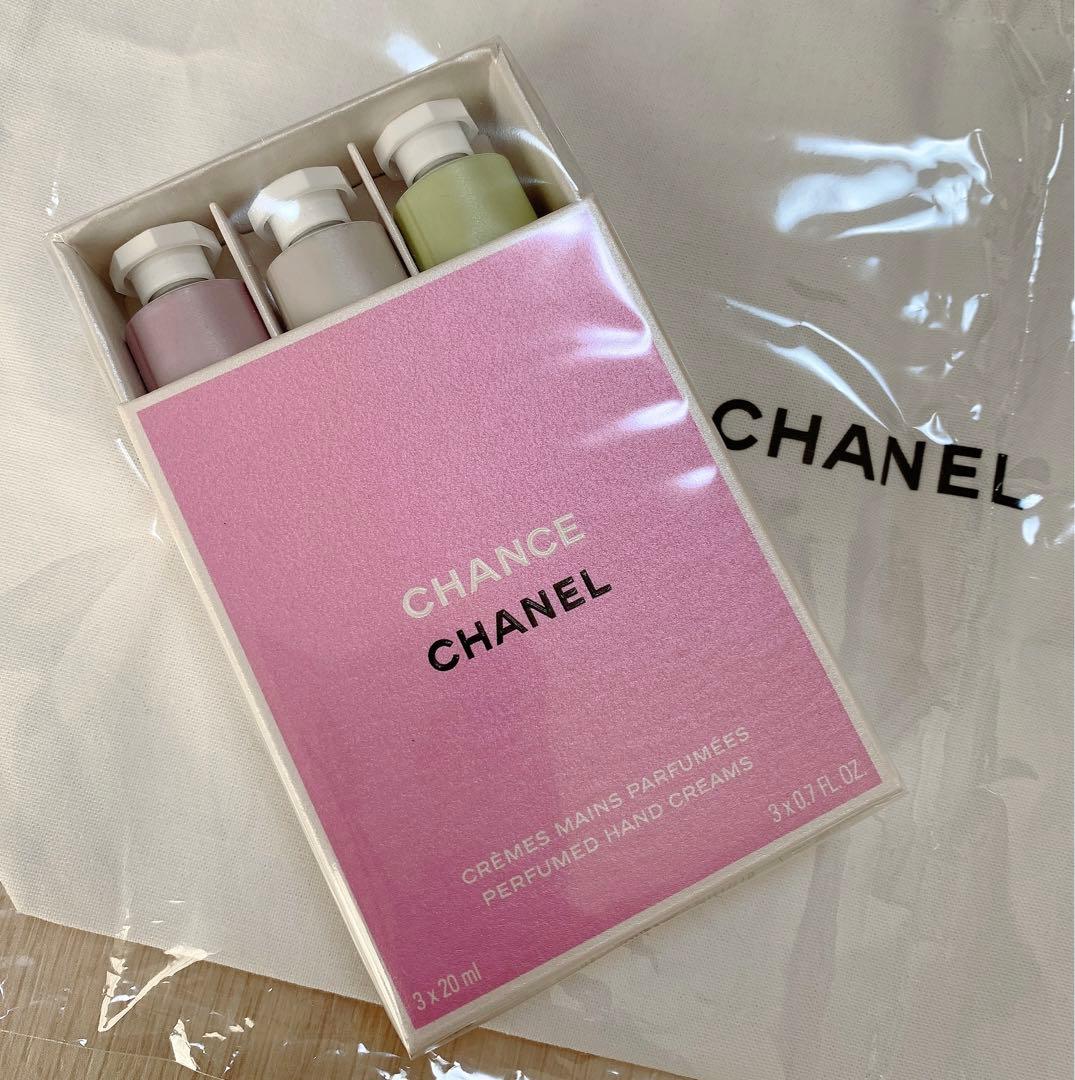 【シャネル】⭐️特別限定品 CHANELチャンスクレームマン ハンドクリーム＆巾着