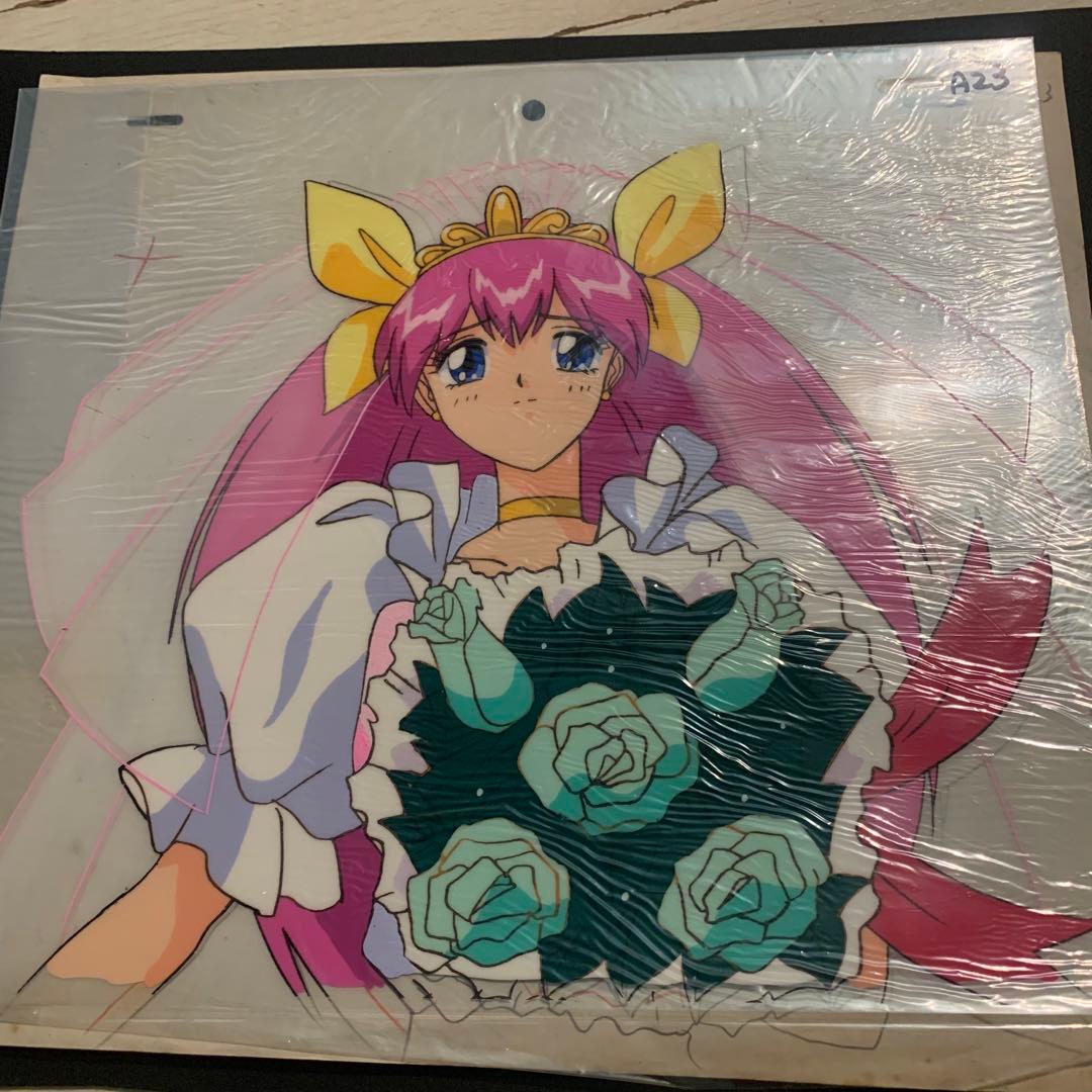 貴重な涙シーン変身バージョン ウェディングピーチ セル画