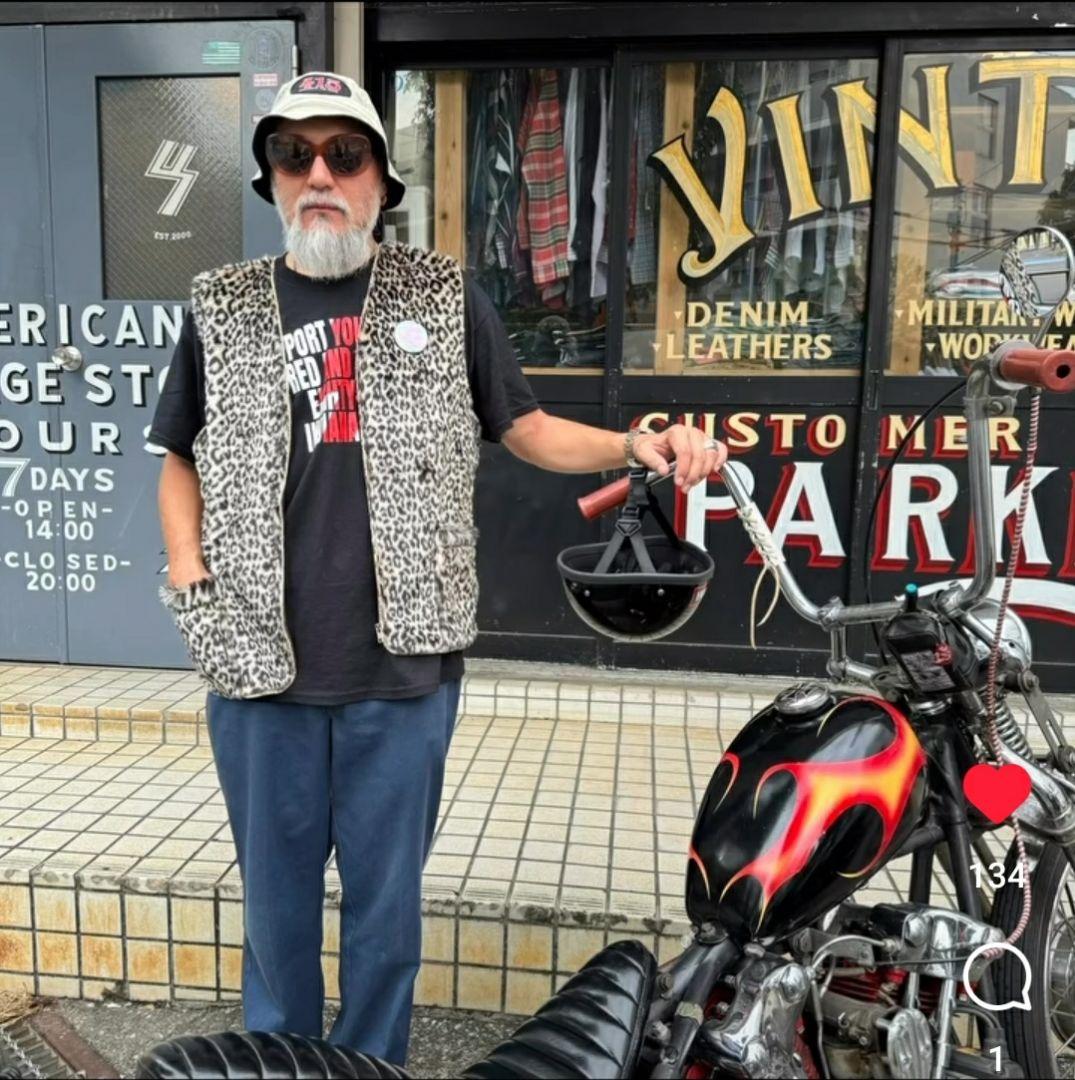 US 三軒茶屋 Leopard Vest ヒョウ柄 ベスト - メルカリ