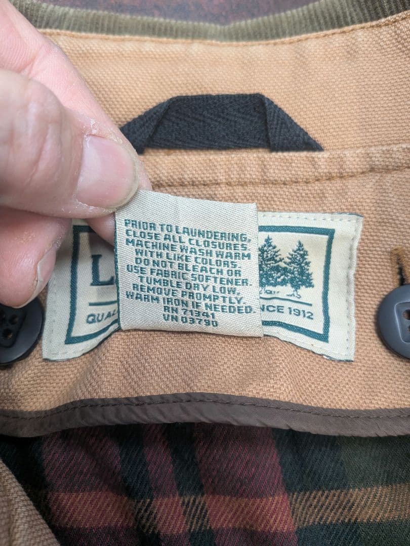L.L.Bean ハンティングジャケット　L 00s プリマロフトライナー